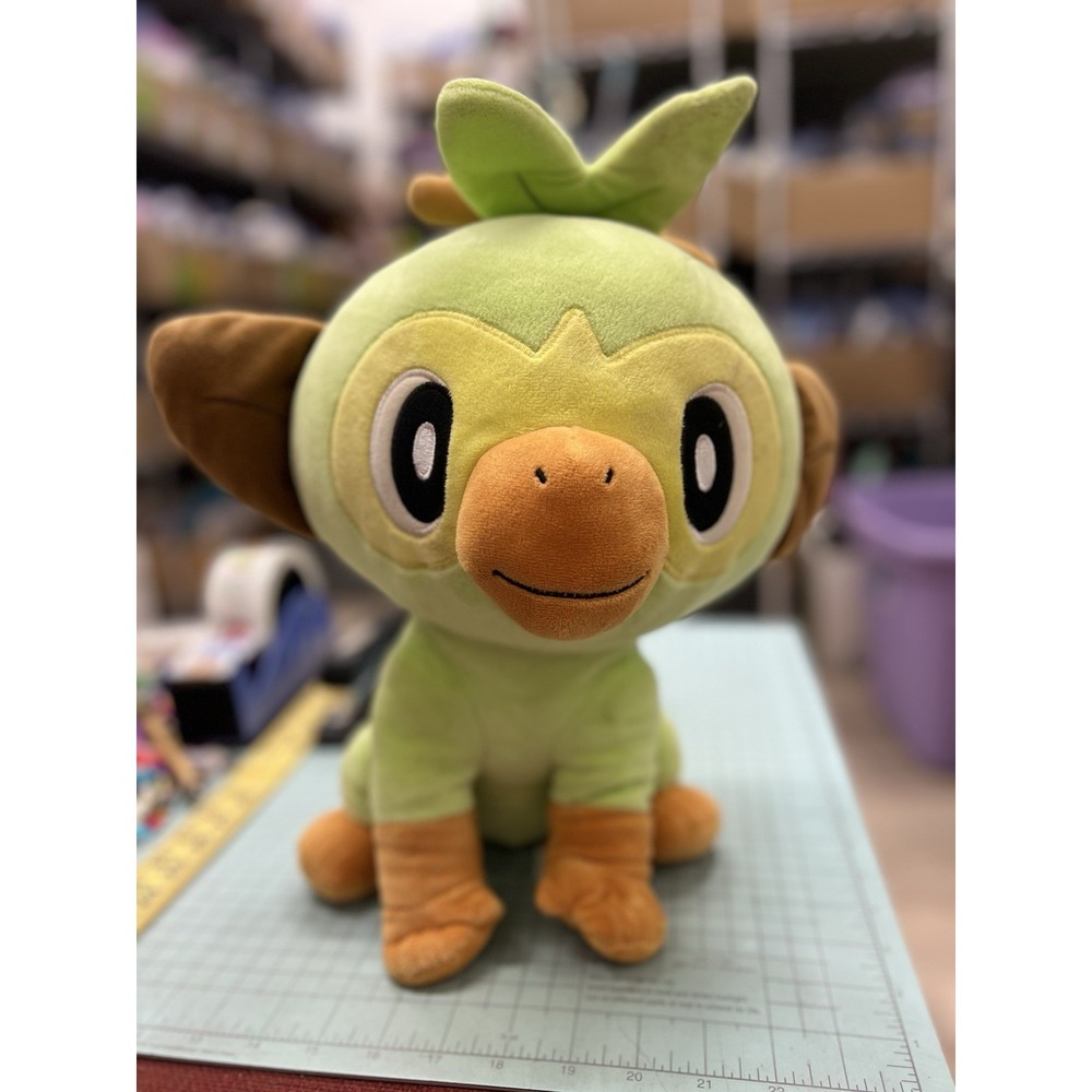Build A Bear Grookey Pokemon Plush BAB Green Yellow